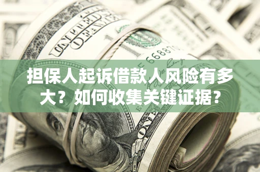 武汉担保人起诉借款人风险有多大？如何收集关键证据？