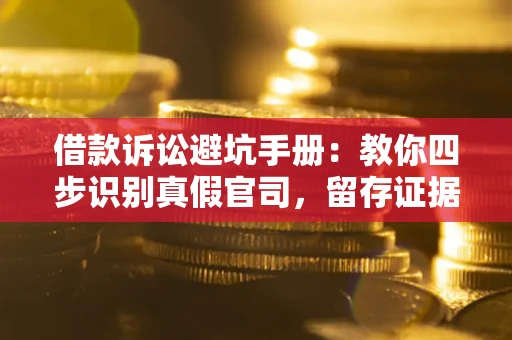 武汉借款诉讼避坑手册：教你四步识别真假官司，留存证据不踩雷