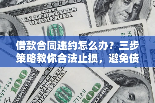 武汉借款合同违约怎么办？三步策略教你合法止损，避免债务危机升级